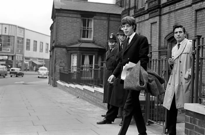 Framed Print : Rolling Stones: Mick Jagger at Tettenhall Magistrates Court Framed Print : Rolling Stones: Mick Jagger at Tettenhall Magistrates Court