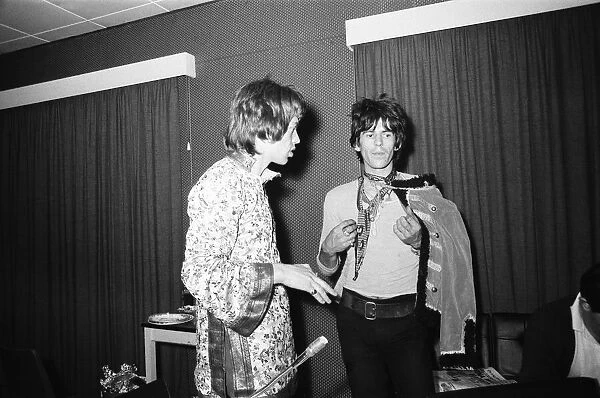 Rolling Stones at the Olympic Studio Barnes in South London. 19th May 1967