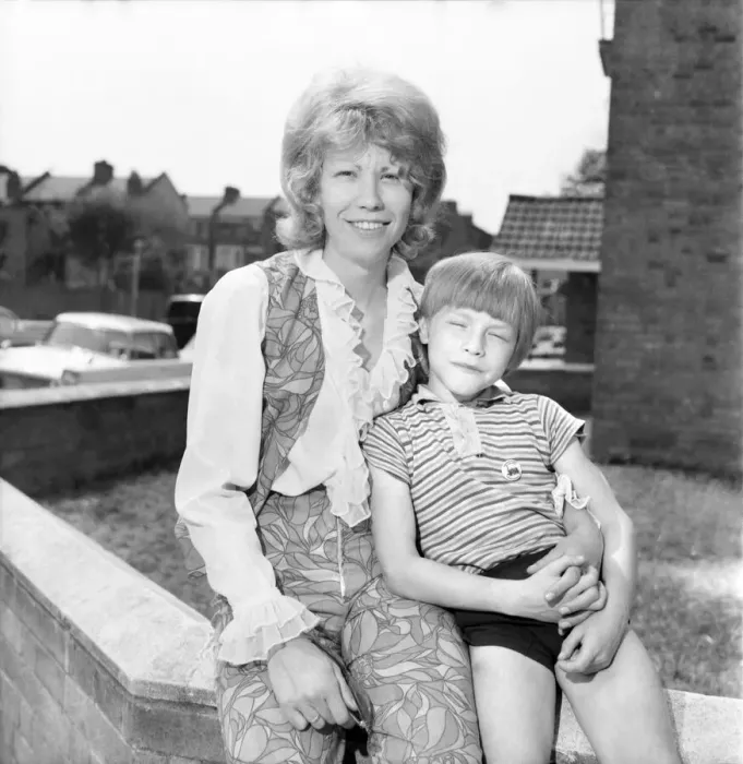 Framed Print : Rolling Stones: Pat Andrews with her and Brian Joness son, Mark in July 1969 Framed Print : Rolling Stones: Pat Andrews with her and Brian Joness son, Mark in July 1969