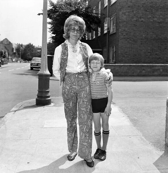 Rolling Stones: Pat Andrews with her and Brian Joness son Mark in July 1969