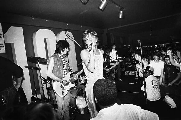 Rolling Stones performing at the 100 club in Oxford Street, London, England