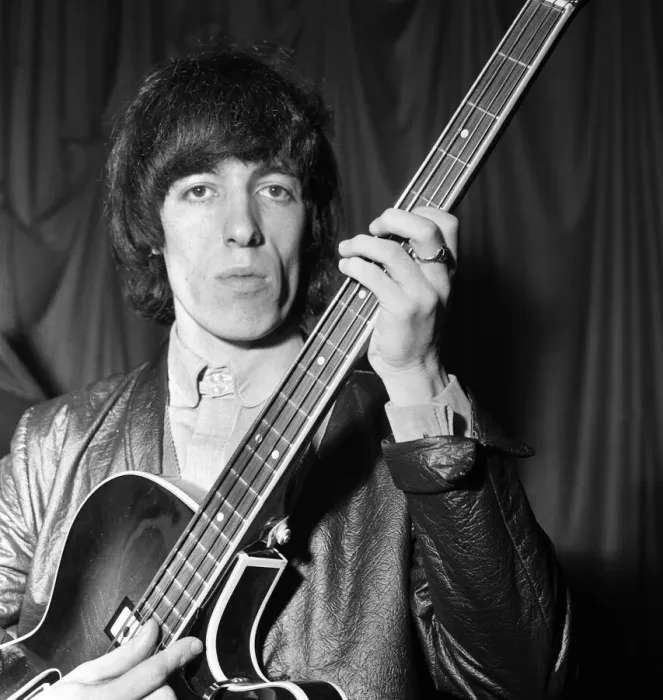 Framed Print : The Rolling Stones performing at The ABC Theatre, Belfast. Bill Wyman Framed Print : The Rolling Stones performing at The ABC Theatre, Belfast. Bill Wyman