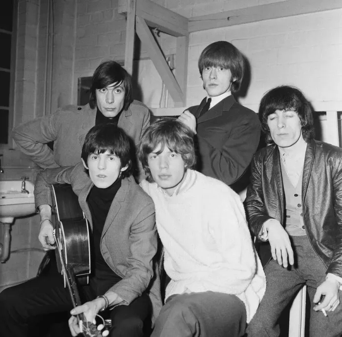 Framed Print : The Rolling Stones performing at The ABC Theatre, Belfast