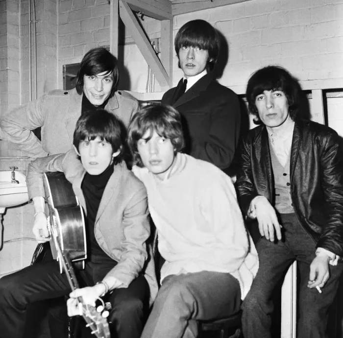 Framed Print : The Rolling Stones performing at The ABC Theatre, Belfast