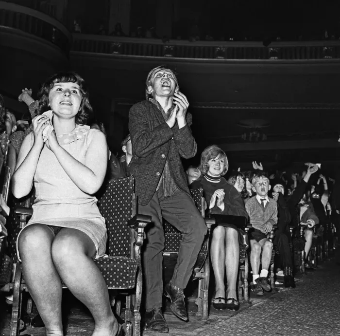 Framed Print : Rolling Stones performing in concert at the Belle Vue theatre, Manchester