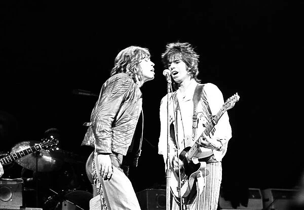 The Rolling Stones performing at Earls Court Arena, London, England