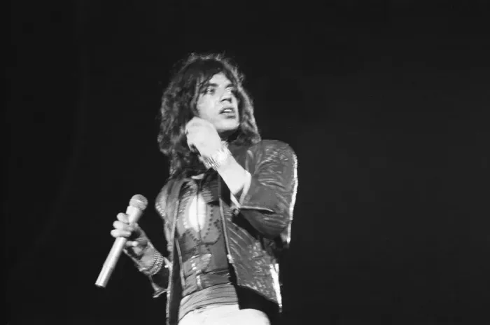 Framed Print : Rolling Stones performing live in concert at Knebworth House in Hertfordshire