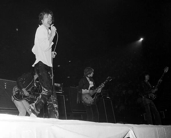 Rolling Stones performing at the NME Poll Winners Concert on 12th May 1968
