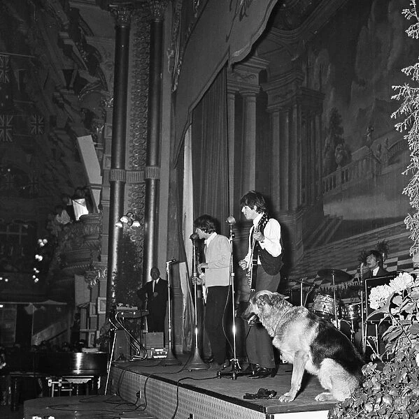 The Rolling Stones performing at the Palace Ballroom, Douglas, Isle of Man