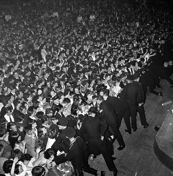 The Rolling Stones performing at the Palace Ballroom, Douglas, Isle of Man