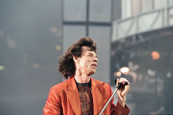 Rolling Stones performing at Wembley Stadium, London. (Picture