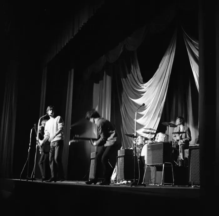 Framed Print : The Rolling Stones pop group performing heir show at the ABC Theatre in Chester Framed Print : The Rolling Stones pop group performing heir show at the ABC Theatre in Chester