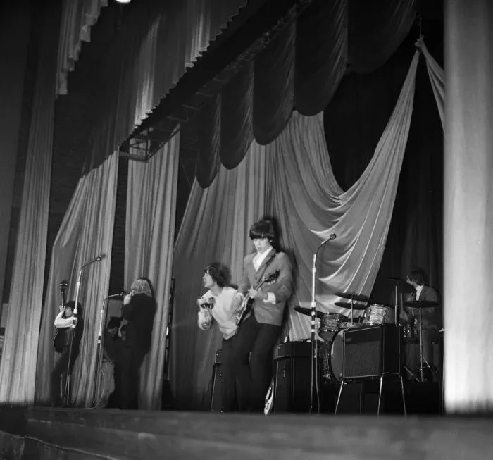 Framed Print : The Rolling Stones pop group performing heir show at the ABC Theatre in Chester Framed Print : The Rolling Stones pop group performing heir show at the ABC Theatre in Chester