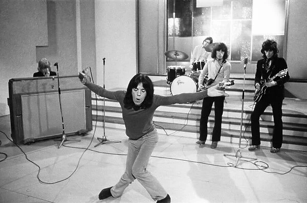 Rolling Stones in rehearsals at Intertel studios in Wembley Park