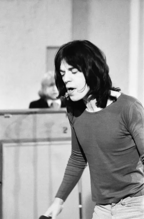 Framed Print : The Rolling Stones during rehearsals at the Wembley Park Studios for the band Framed Print : The Rolling Stones during rehearsals at the Wembley Park Studios for the band