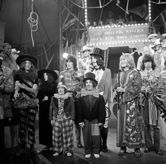 Framed Print : The Rolling Stones Rock n Roll Circus TV special, Intertel Studios Framed Print : The Rolling Stones Rock n Roll Circus TV special, Intertel Studios