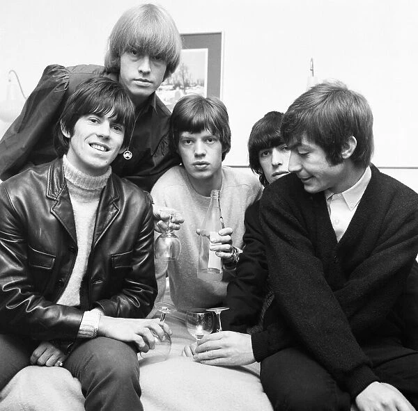 Rolling Stones: The Rolling Stones pictured in Manchester
