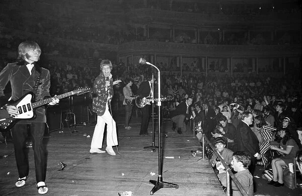 Rolling Stones at Royal Albert Hall, London. 23 September 1966 during their tour with Ike