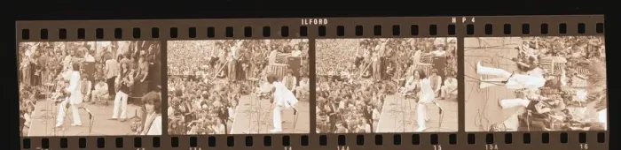 Framed Print : Rolling Stones seen here during their free concert in Hyde Park 5th July 1969 *** Local