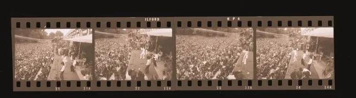 Framed Print : Rolling Stones seen here during their free concert in Hyde Park 5th July 1969 *** Local