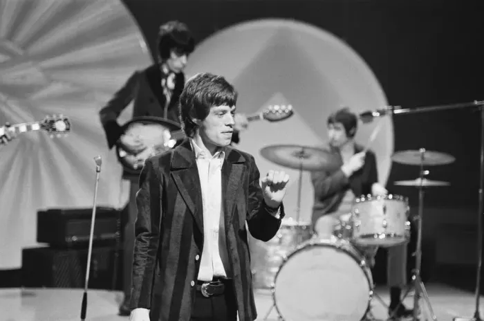 Framed Print : The Rolling Stones seen here in rehearsal for the Eamonn Andrews Show at the television Framed Print : The Rolling Stones seen here in rehearsal for the Eamonn Andrews Show at the television