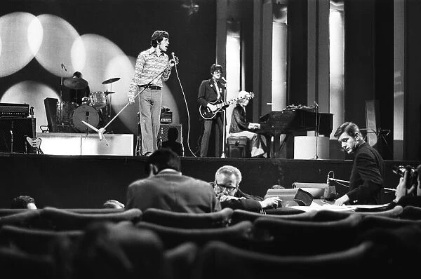 Rolling Stones seen here in rehearsals at the London Palladium. 22nd January 1967