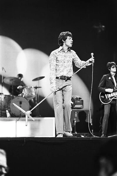 Rolling Stones seen here in rehearsals at the London Palladium. 22nd January 1967