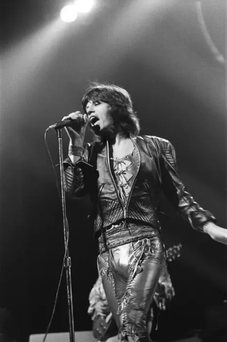 Framed Print : The Rolling Stones seen here on stage at the Empire Stadium Wembley