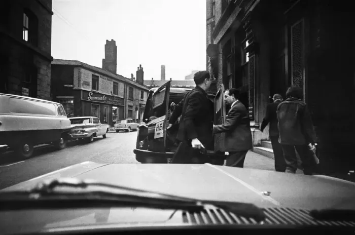 Framed Print : The Rolling Stones seen here in the back of a van at the Manchester Piccadilly Hotel in Framed Print : The Rolling Stones seen here in the back of a van at the Manchester Piccadilly Hotel in
