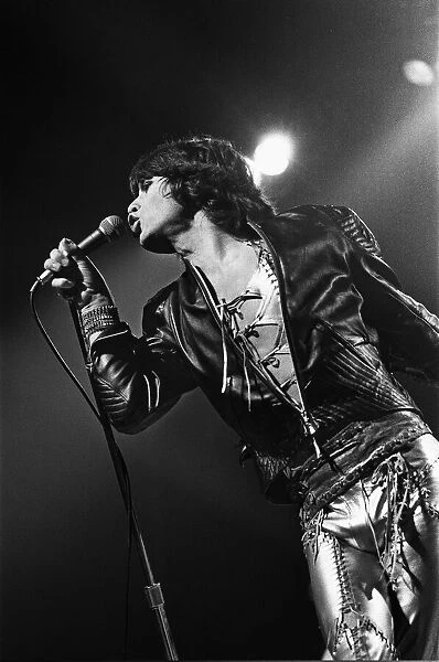 Rolling Stones on stage in concert at Earls Court. 23rd May 1976
