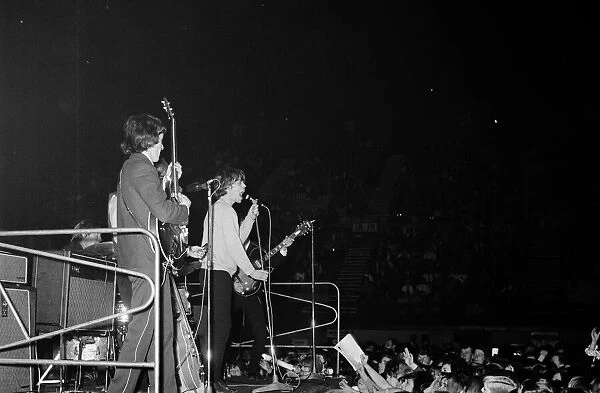The Rolling Stones on the stage at The Royal Albert Hall for The Great Pop Prom