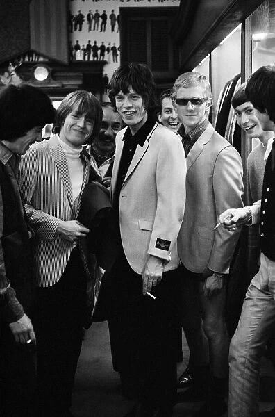 The Rolling Stones were taken shopping by their manager, Andrew Loog Oldam