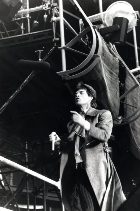 Framed Print : Rolling Stones - Wembley - 4th July 1990 - Mick Jagger - WME Copyright Image - Pictures
