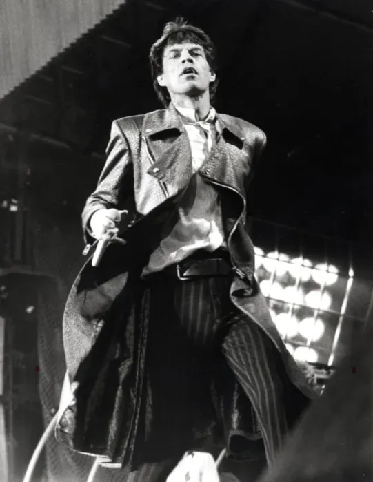 Framed Print : Rolling Stones - Wembley - 4th July 1990 - Mick Jagger - WME Copyright Image - Pictures