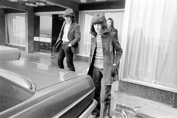 Rolling Stones: Bill Wyman and Charlie Watts at their hotel in Newcastle upon Tyne