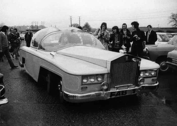 Framed Print : Rolls Royce FAB 1 car from TV programme Thunderbirds 1973 Sold at Frimley in Surrey