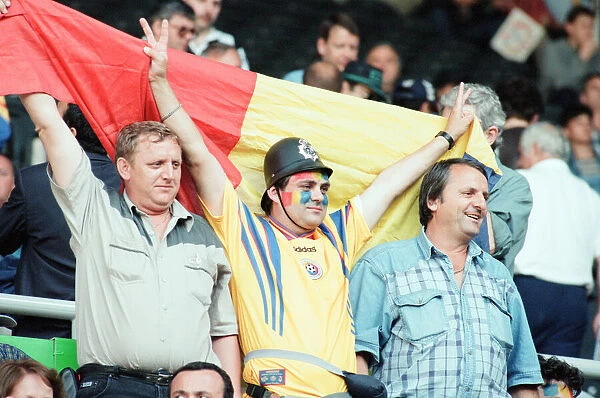 Romania 0-1 France, Euro 1996 Group B match at St James Park, Newcastle