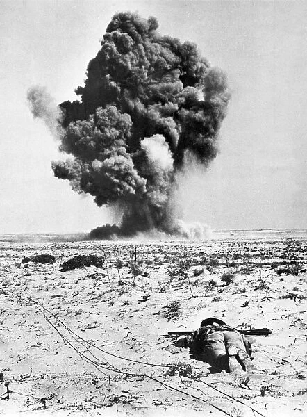 Rommel brought to a standstill in the Alamein and El Eisa sectors