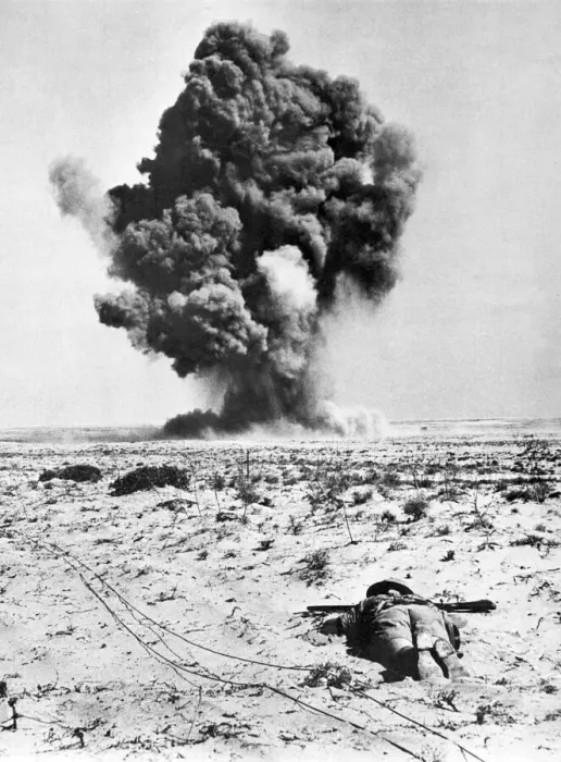 Framed Print : Rommel brought to a standstill in the Alamein and El Eisa sectors Framed Print : Rommel brought to a standstill in the Alamein and El Eisa sectors