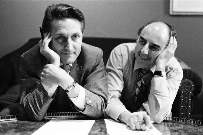 Framed Print : Ronald Chesney and Ronald Wolfe, Comedy Script Writers, creators of British sitcoms Framed Print : Ronald Chesney and Ronald Wolfe, Comedy Script Writers, creators of British sitcoms