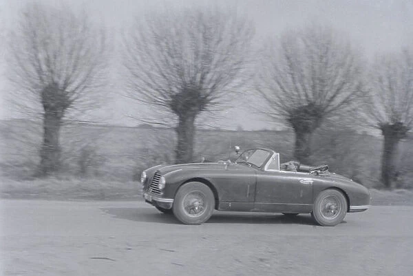 Ronald Helterington from Birmingham seen here with Reg Pannell in his Aston Martin D. B. 2