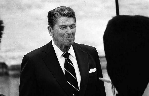 Ronald Reagan, president of the United States of America 1984 state visit to Britain