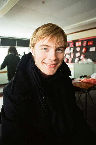 Ronan Keating of Boyzone pictured appearing on the Big Breakfast live show from Tile Hill