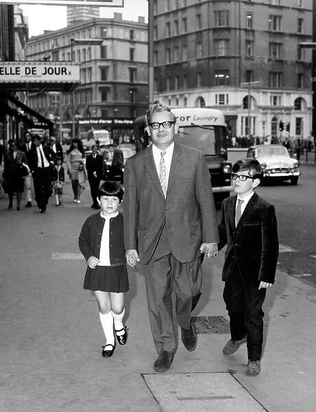 Ronnie Barker, one of the stars of the first film to be shown at Children