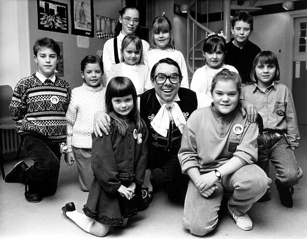 Ronnie Corbett, who was starring in pantomine in Newcastle