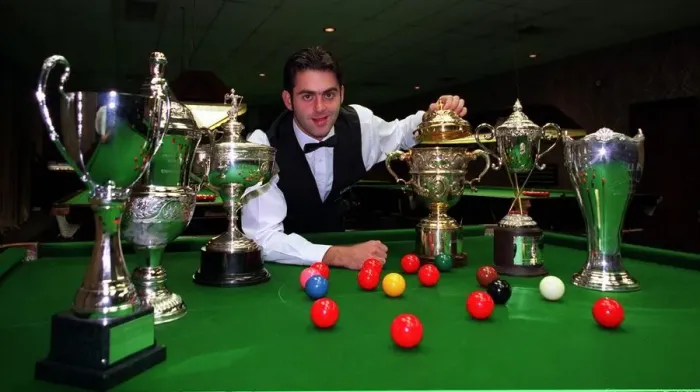 Framed Print : Ronnie O Sullivan snooker player September 1997 After signing with Manager Ian Doyle Framed Print : Ronnie O Sullivan snooker player September 1997 After signing with Manager Ian Doyle