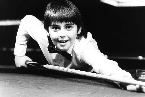 Ronnie OSullivan boy snooker player January 1986 he is now one of the worlds