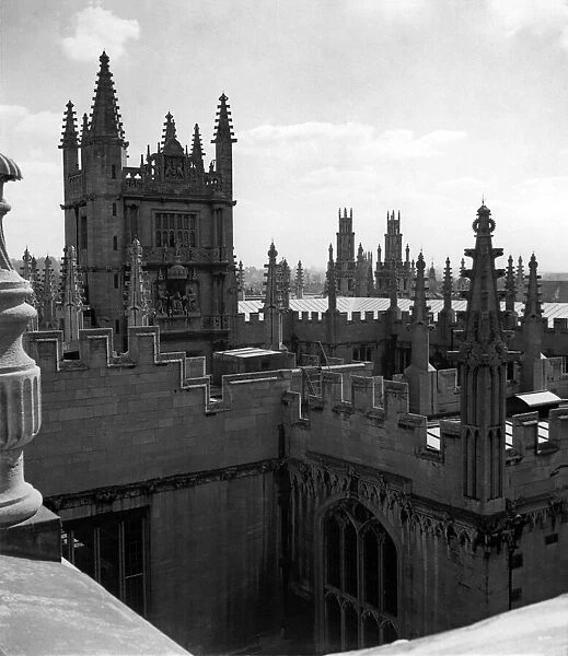 Roof top view of Oxford