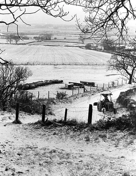 Roseberry Topping at Newton Village, Teesside, 12th January 1982