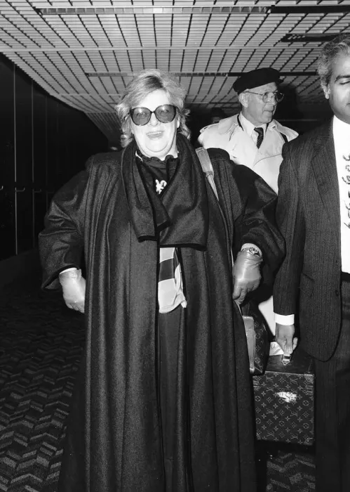 Framed Print : Rosemary Clooney actress arriving at Heathrow Airport November 1987 Framed Print : Rosemary Clooney actress arriving at Heathrow Airport November 1987